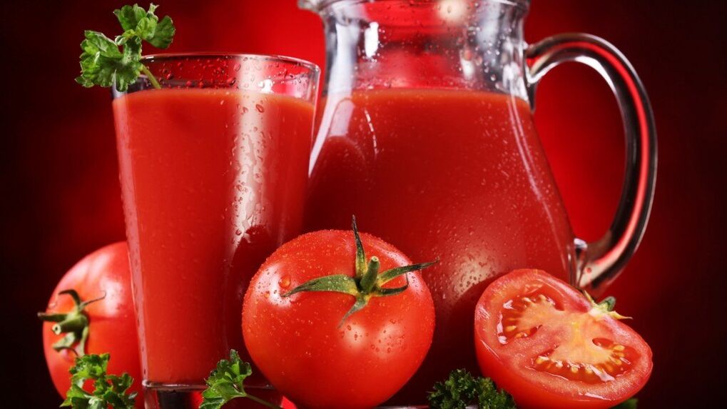 Freshly squeezed tomato juice is useful for severe pancreatitis
